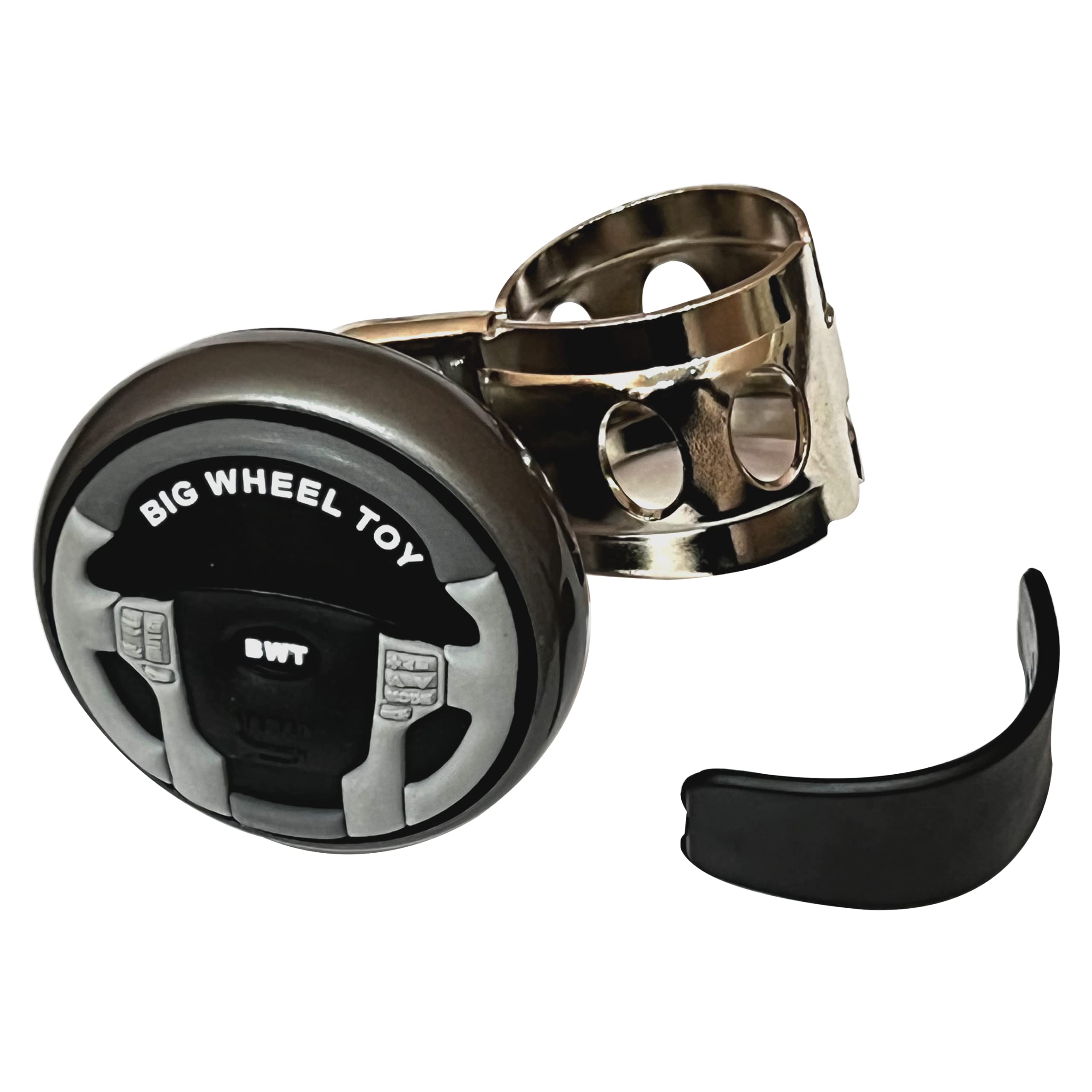 Oshotto Power Handle Car Steering Knob Compatible with All Cars Grey