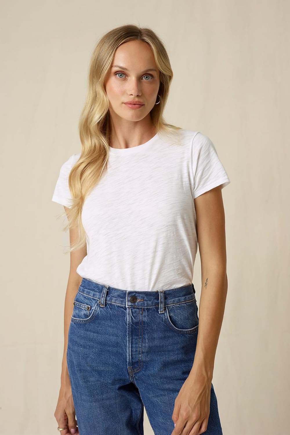 Goldie Lewinter Womens Signature Slub Boy Tee - Image 4