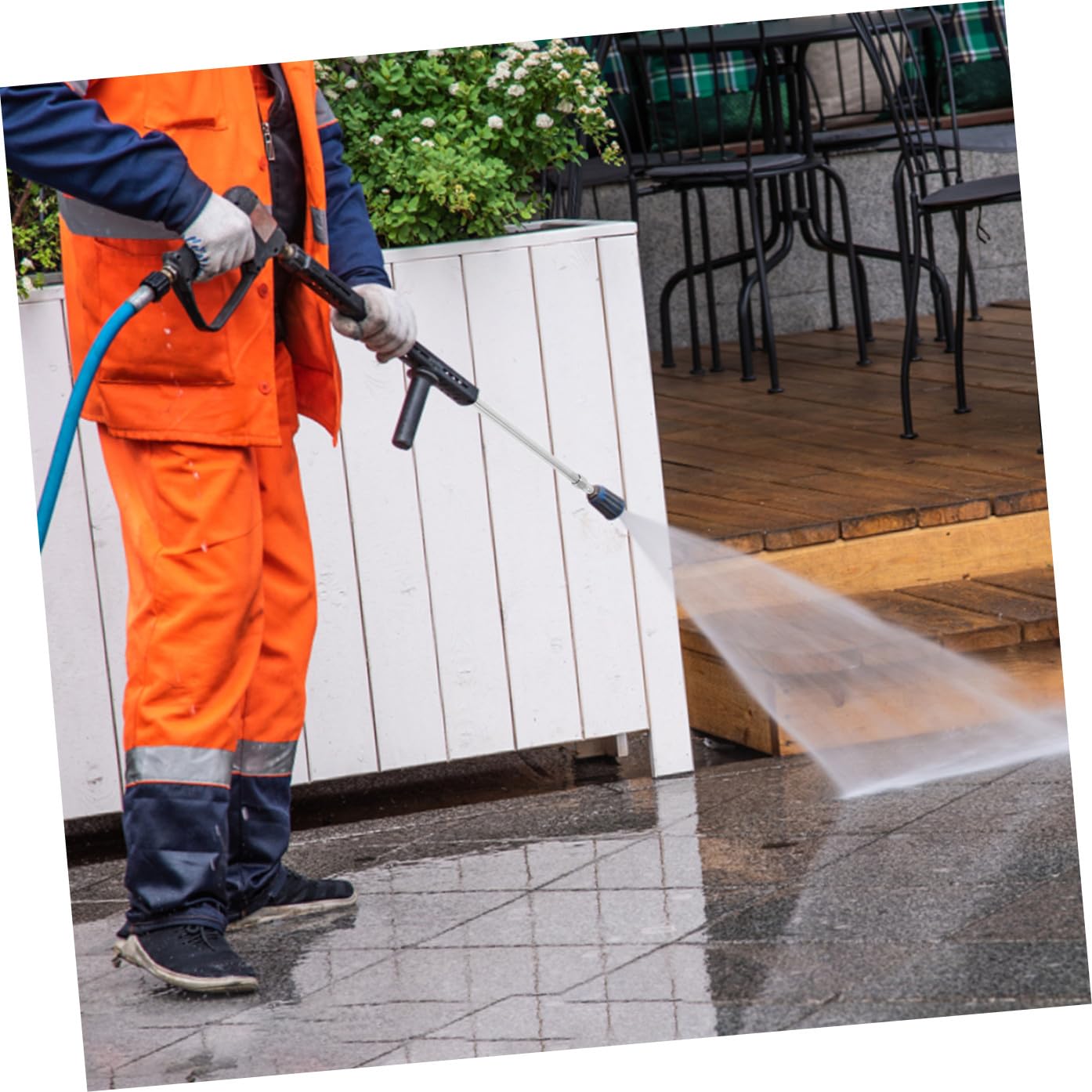 Varilla de 2 de Alta Presión para Lavado Lavadora para Alargadora de Acero Inoxidable y Cobre, Compatible Paquete Piezas Hidrolavadoras de Techo y Suelo