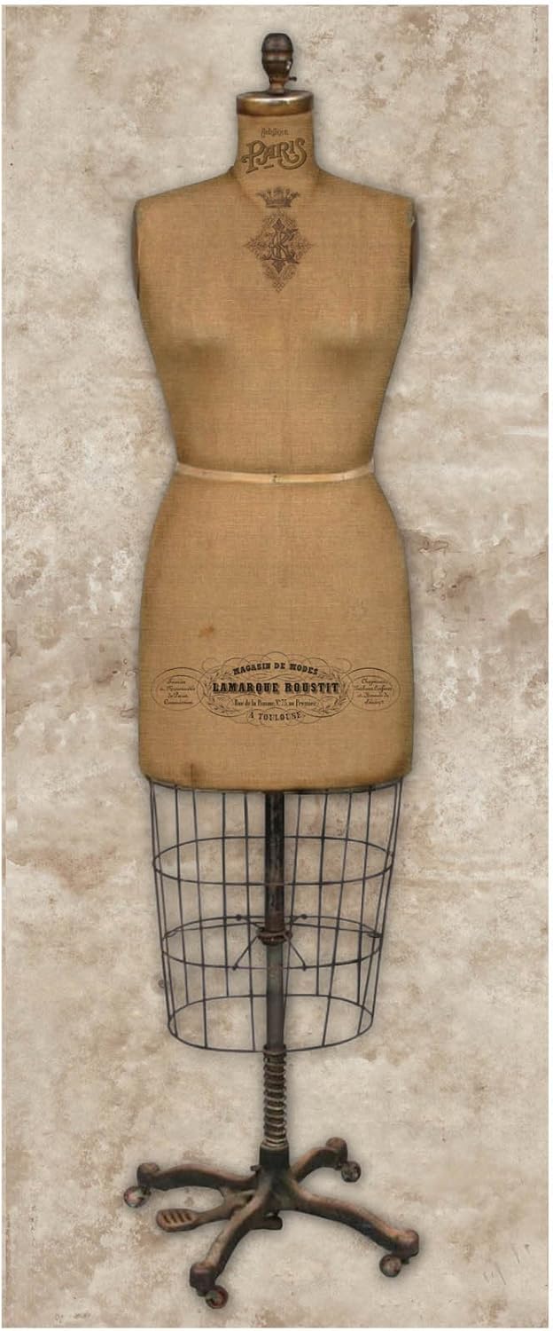 Ohio Wholesale Vintage Dress Form Canvas Wall Hanging, from