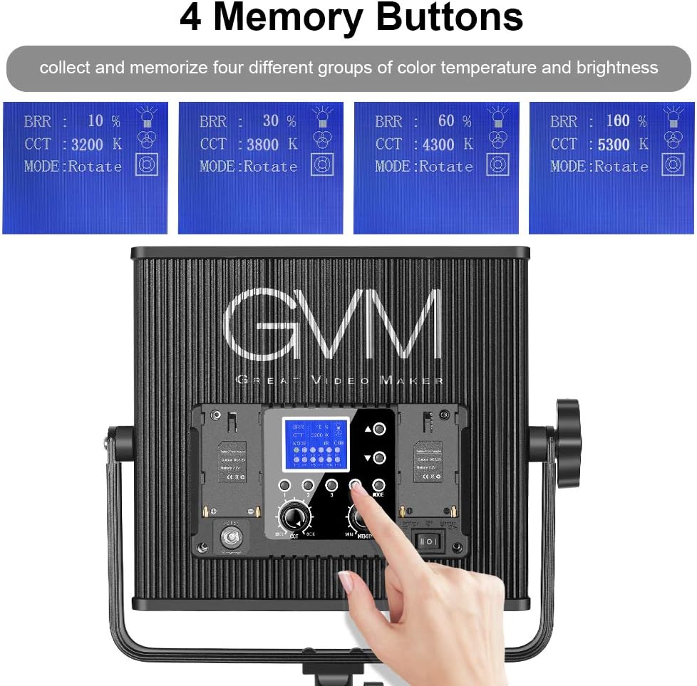 Exсluѕіvе Sресіаl GVM LED Video Light, 2 Packs Dimmable Bi-Color Photography Lighting kit with Wireless Remote, Video Lighting with Multi-Light Control and Memory Function, CRI 97+, 3200-5600K, for Video Shooting 🔥 Cаѕhbасk uр tо 70% GVM LED Video Light, 2 Packs Dimmable Bi-Color Photography Lighting kit with Wireless Remote, Video Lighting with Multi-Light Control and Memory Function, CRI 97+, 3200-5600K, for Video Shooting