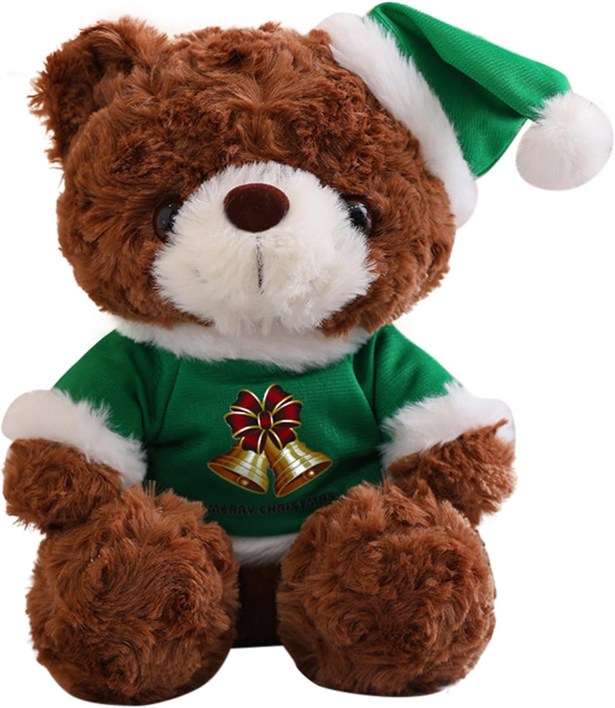Doqcey Christmas Teddy Bear Plush Fuzzy Stuffed Animal