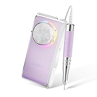 Vista 10 de L'UGX Taladro de uñas profesional, máquina de taladro de uñas sin escobillas de 30000 RPM, lima de uñas eléctrica recargable inalámbrica para uñas