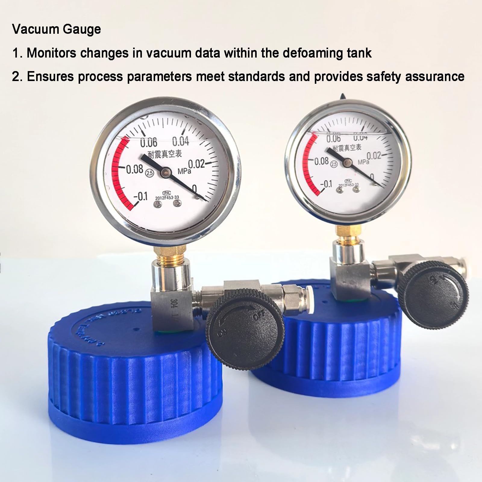 Cámara De Vacío De Vidrio, Kit De Cámara Desgasificadora De Laboratorio De 1000 Ml, con Vacuómetro De Acero Inoxidable, Eliminador De Burbujas De Resina