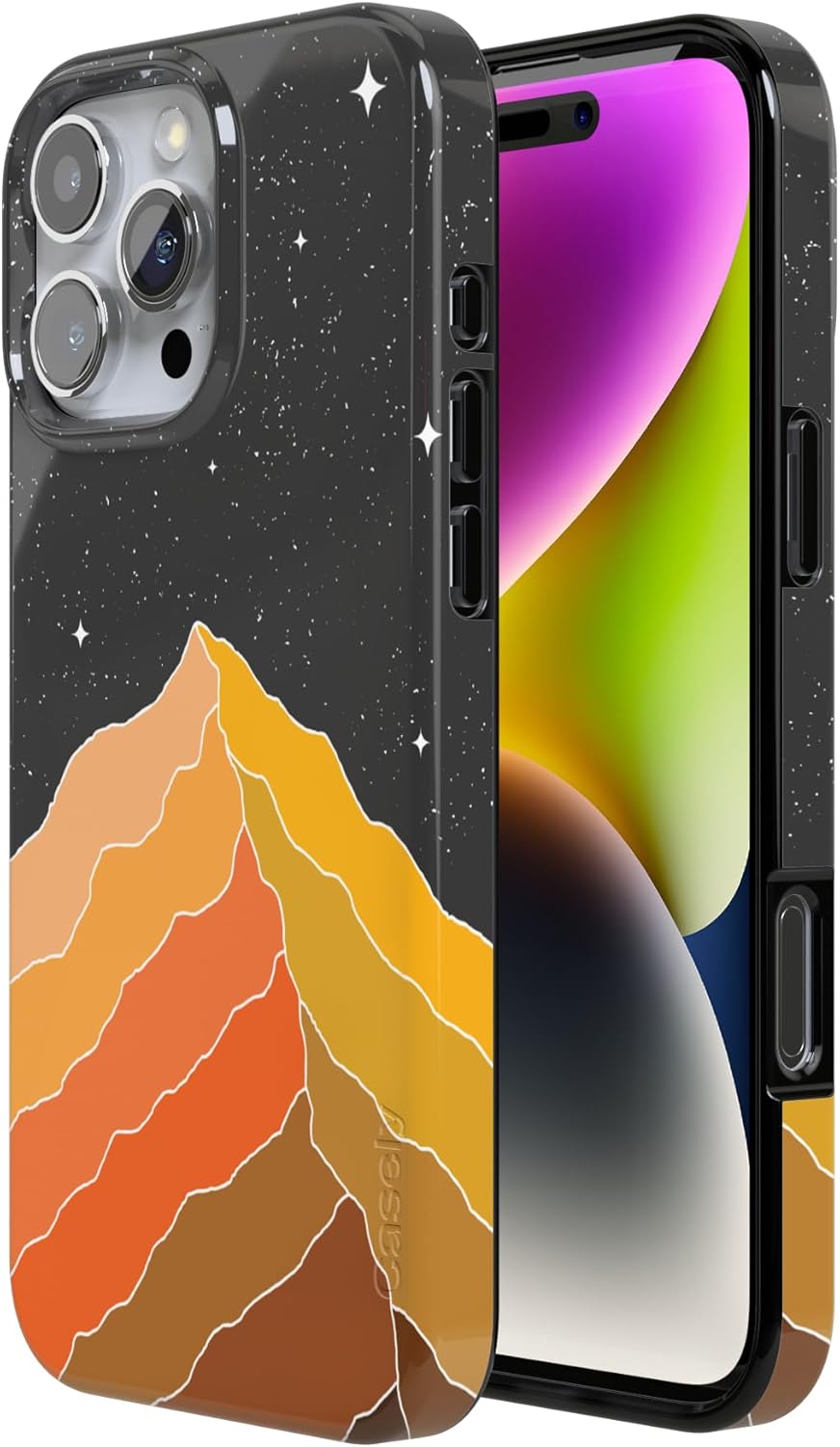 Casely iPhone 16 Pro Case | Night Skies | Mountain Starlight | Compatible with MagSafe | Classic Ultra Slim Design