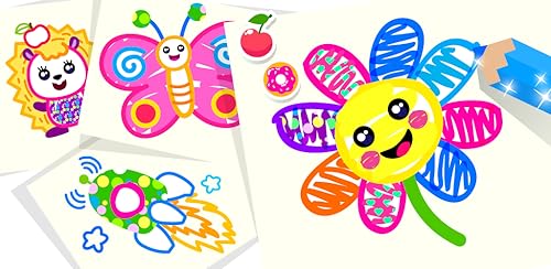 Infantis o jogo de pintar! Aprenda a desenhar bebe animais, ABC letras, contagem numeros! Crianças j