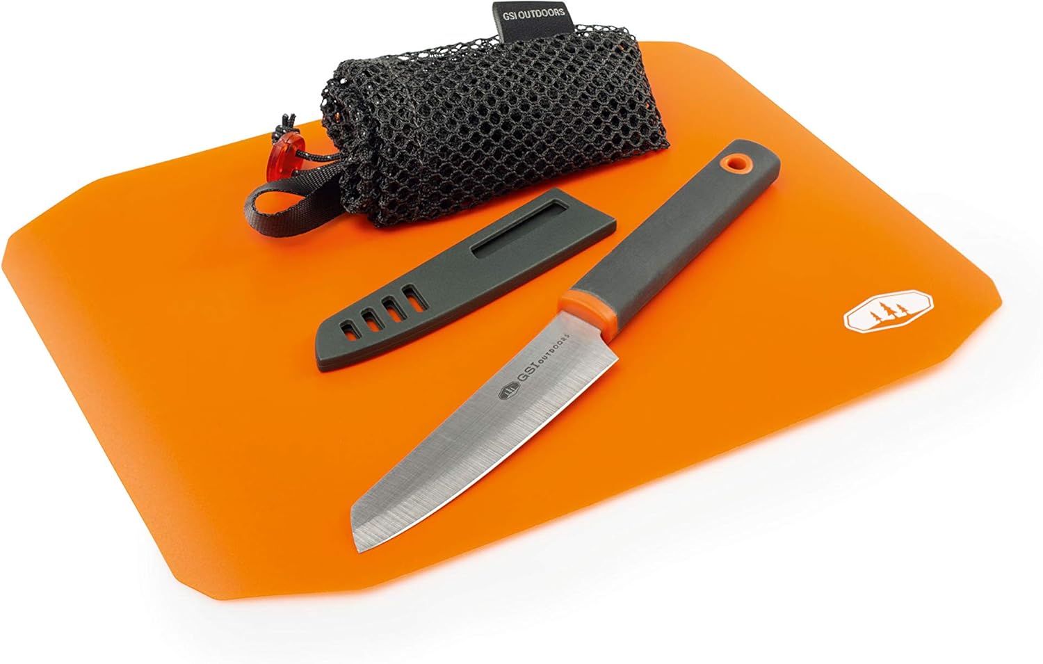 GSI Outdoors Knife & Cutting Board Set I Santoku