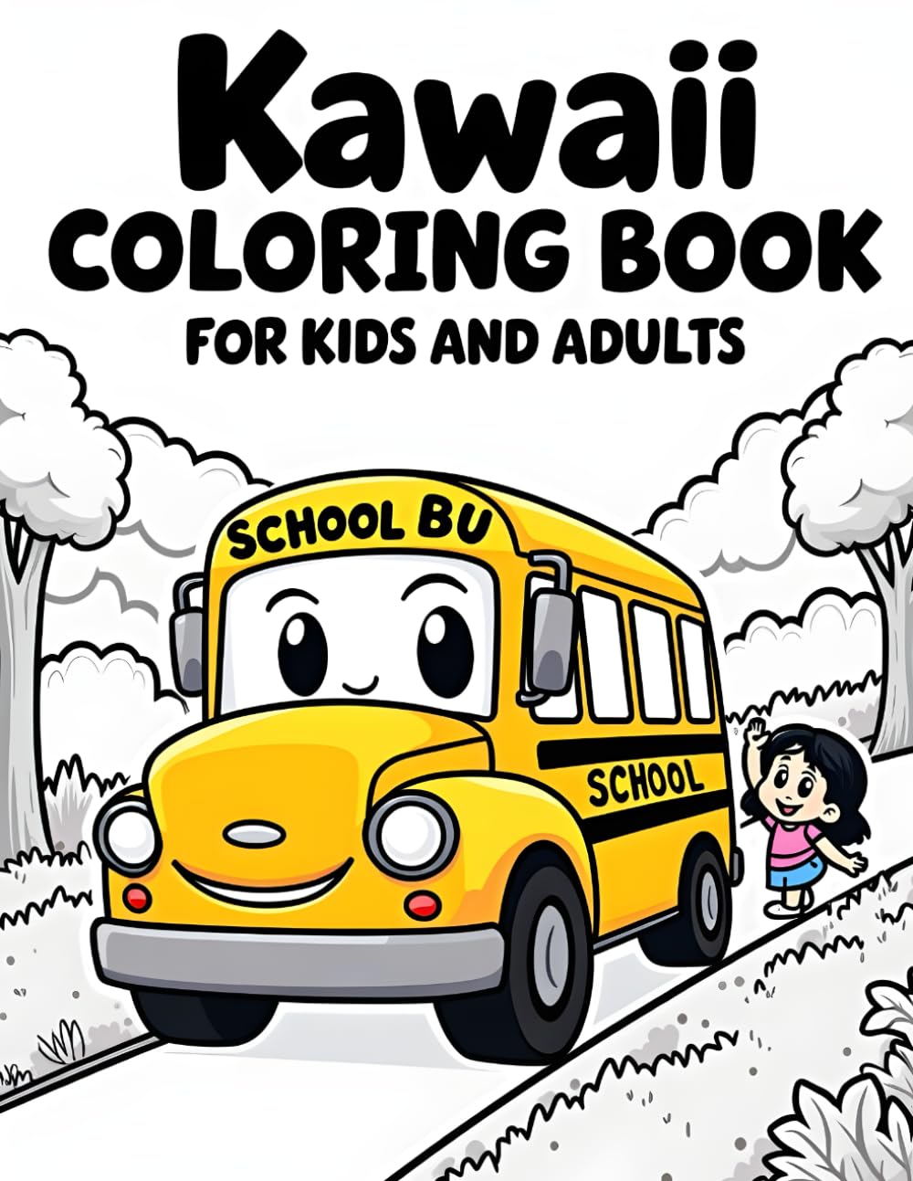 Kawaii Coloring Book: for Kids and Adults