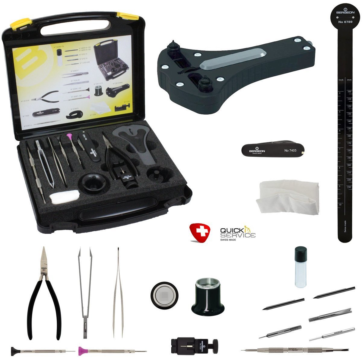 Bergeon - Werkzeugset 7812 Quick Service Plus