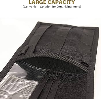 WYNEX Molle Visor Panel Organizer, Tactical Car Sun Visor Cover Molle  Webbing Compatible Vehicle Visor Storage Holder Pouch