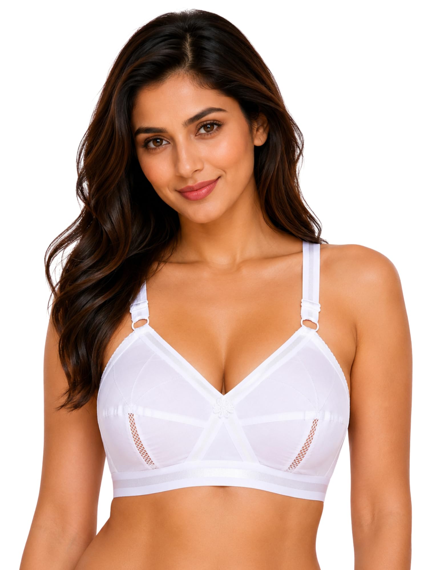 sona Perfecto Cotton Bras for Women Full Coverage Non Padded Everyday Ladies Bras for Women-picture-42