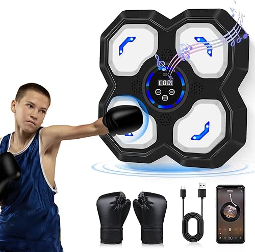 Music Boxing Machine for Kids and Teens Adults, Trainer Equipment