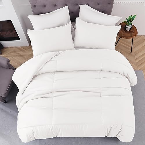 Miniatura 3 de Shatex - Edredón de plumón alternativo para todas las estaciones, acolchado y ligero