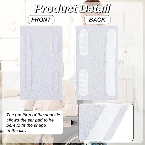 Miniatura 3 de 20 cojines para las orejas de la cánula nasal, almohadillas de oxígeno suaves para los oídos, cojín de tubo de oxígeno, fundas de oxígeno cómodas