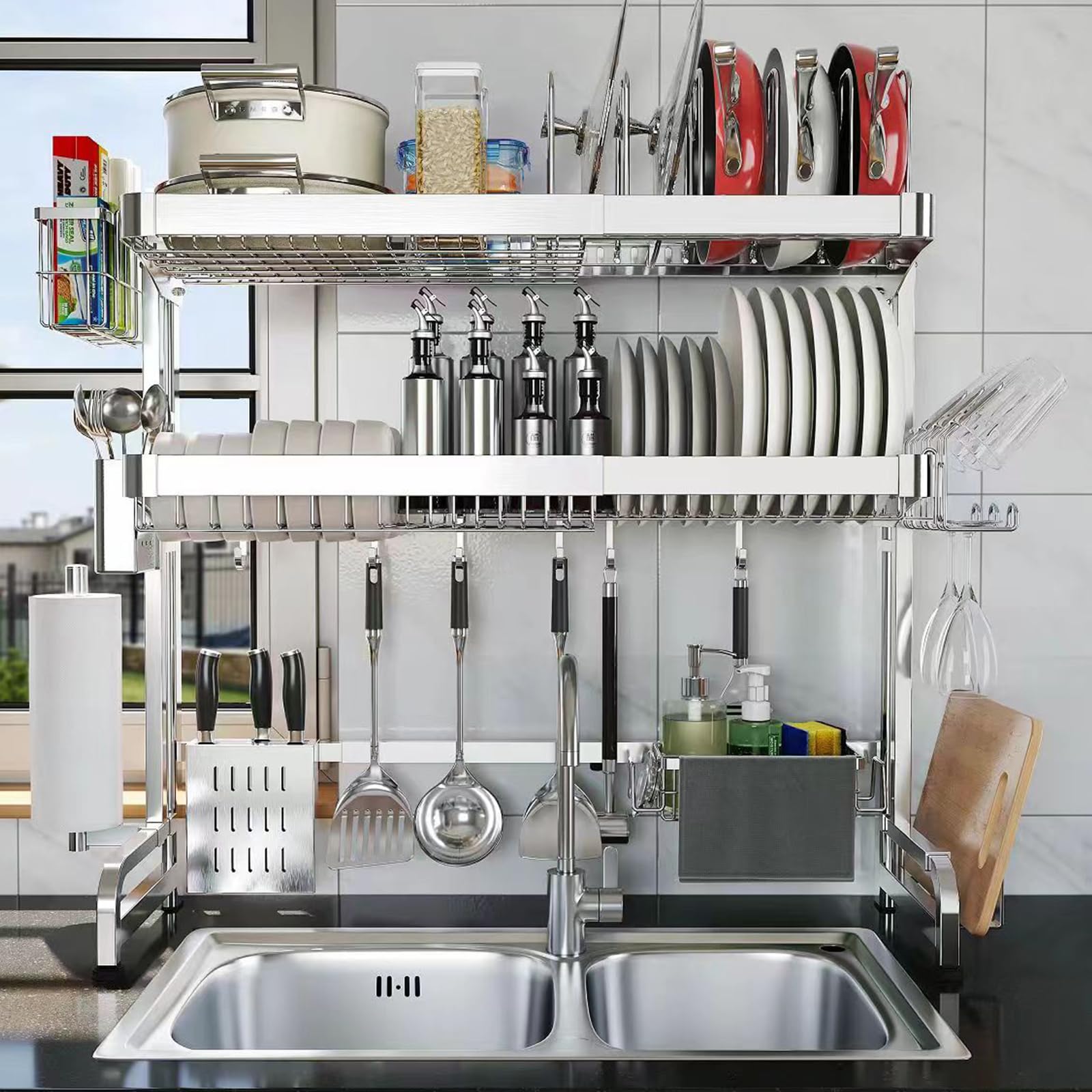 Shrivee Over The Sink Dish Drainer