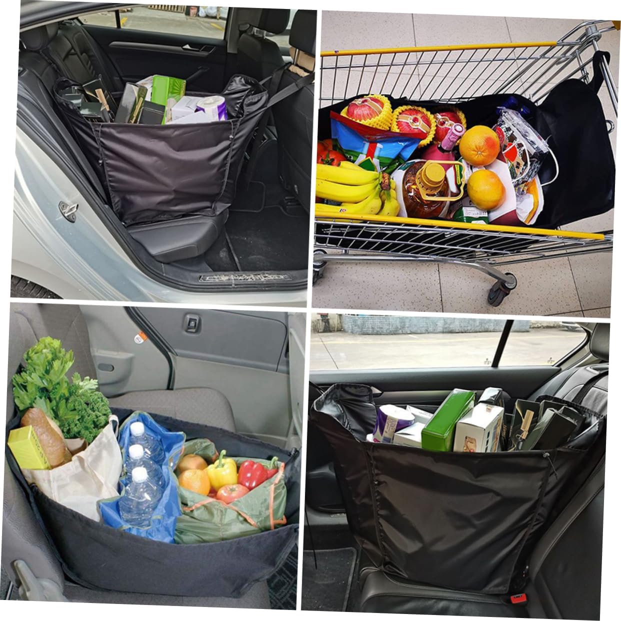 CHILDWEET Folding Car Storage Bag Seat Organizer Versatile Sundries Holder for Family Use Capacity Design for Keeping Your Vehicle Tidy