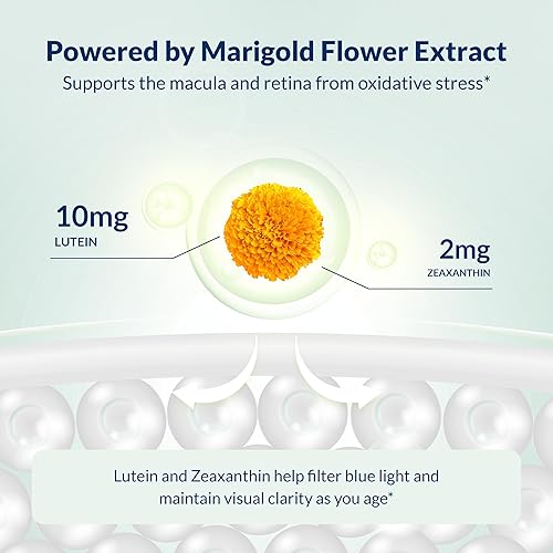 Miniatura 5 de Dr. Grossman's Whole Food Fórmula avanzada de apoyo para los ojos y la visión – Suplemento ocular con luteína, zeaxantina, arándano y tuna – Mezcla