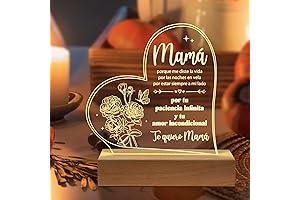 Acrylic Night Light for Mom in Spanish