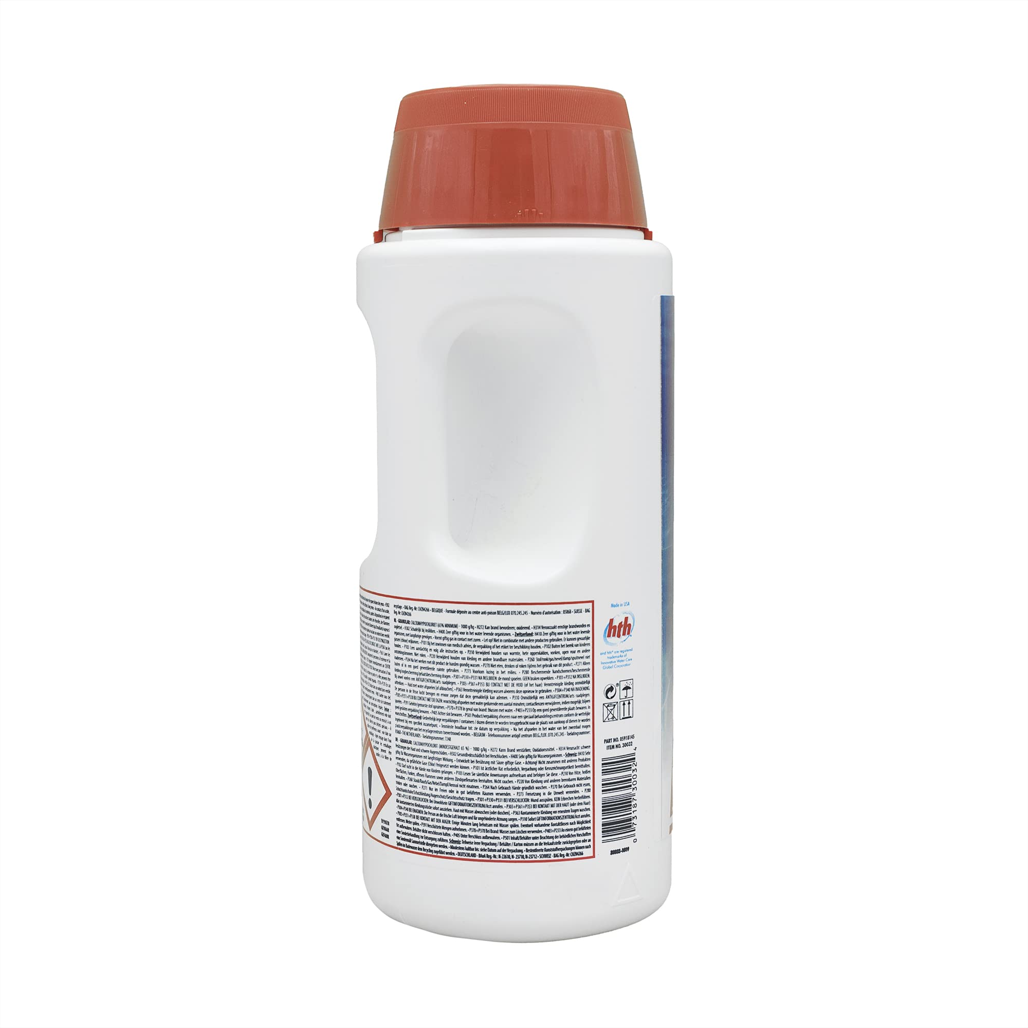 HTH GRANULAR Granulés - 2,5kg | Chlore Choc Non Stabilisé - Désinfection Choc - Hypochlorite de Calcium à Dissolution Rapide + 10 Tests HPS OFFERTS 6 en 1