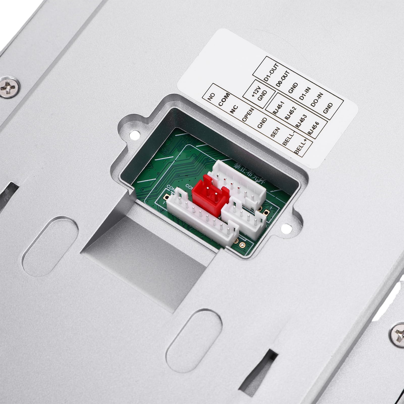 Bewinner Zeiterfassungsmaschine mit Dynamischer Gesichtserkennung und Zugangskontrolle mit Hoher Sicherheit für Schnelles Einstempeln, für Mitarbeiter Im Geschäftsbüro, 7-Zoll-LCD-Bildschirm aus ABS