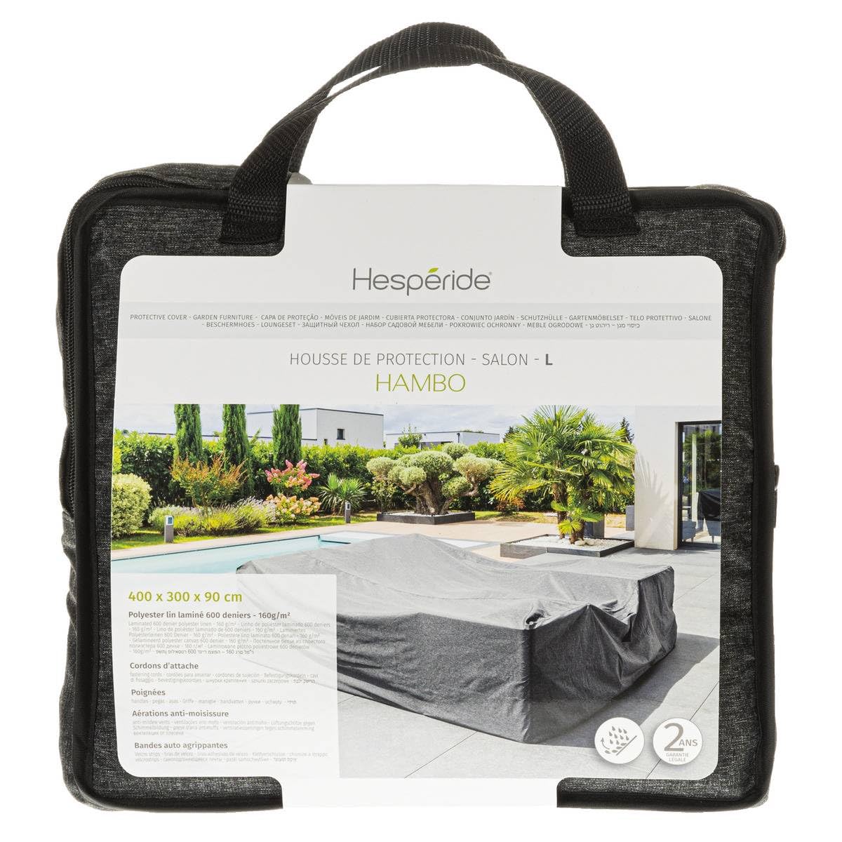 Hespéride - Housse de Protection hambo pour Salon l 400x300x90cm en Polyester