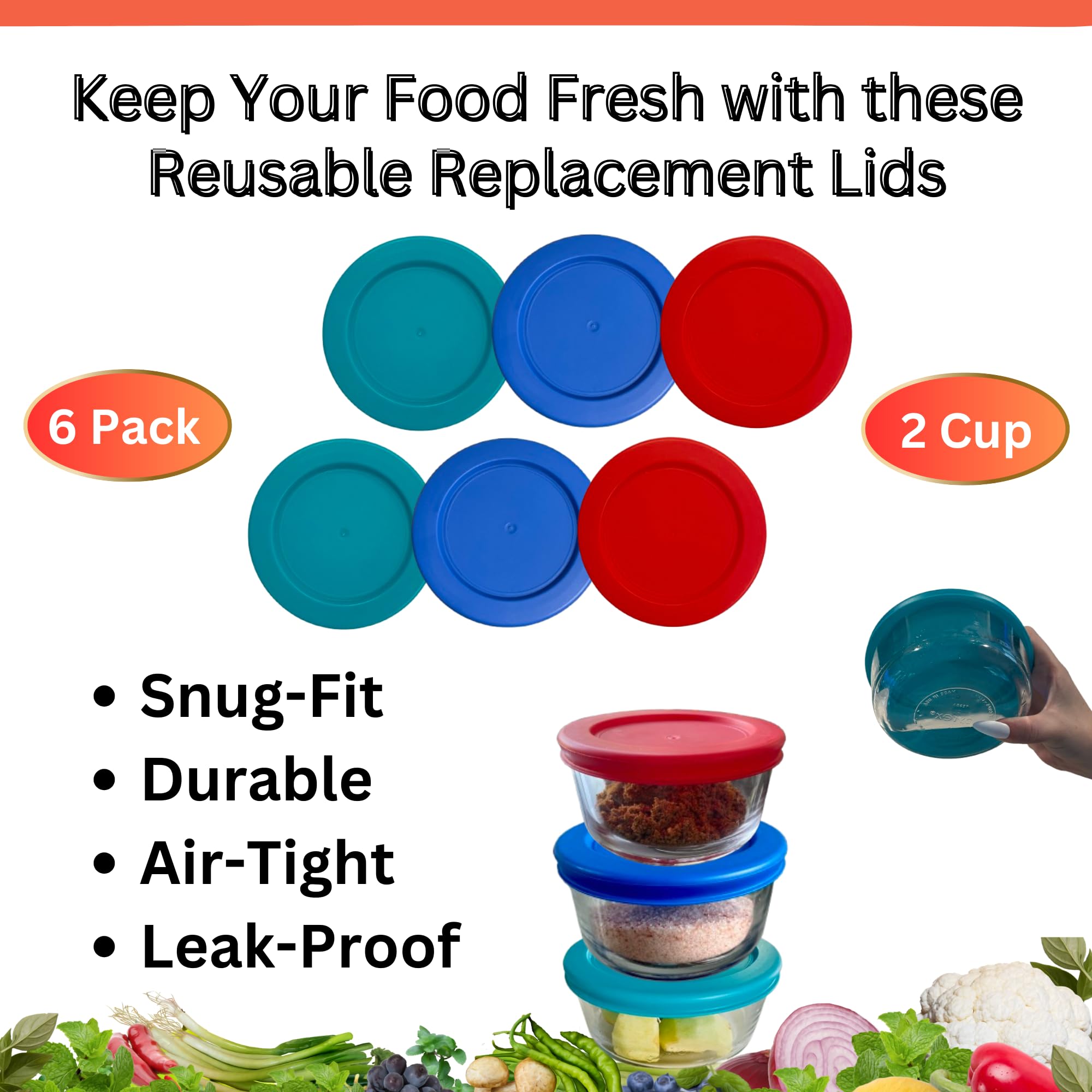 Cup Pyrex No Leak Lids Pyrex® FreshLock™ 14-piece Glass Storage Set