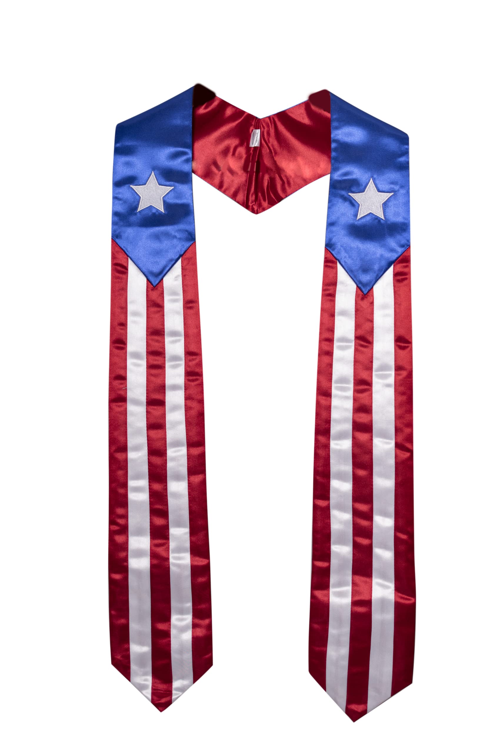 Honors Graduation Graduation Stole Flag Puerto Rico International Flag | Satin Graduation Sash