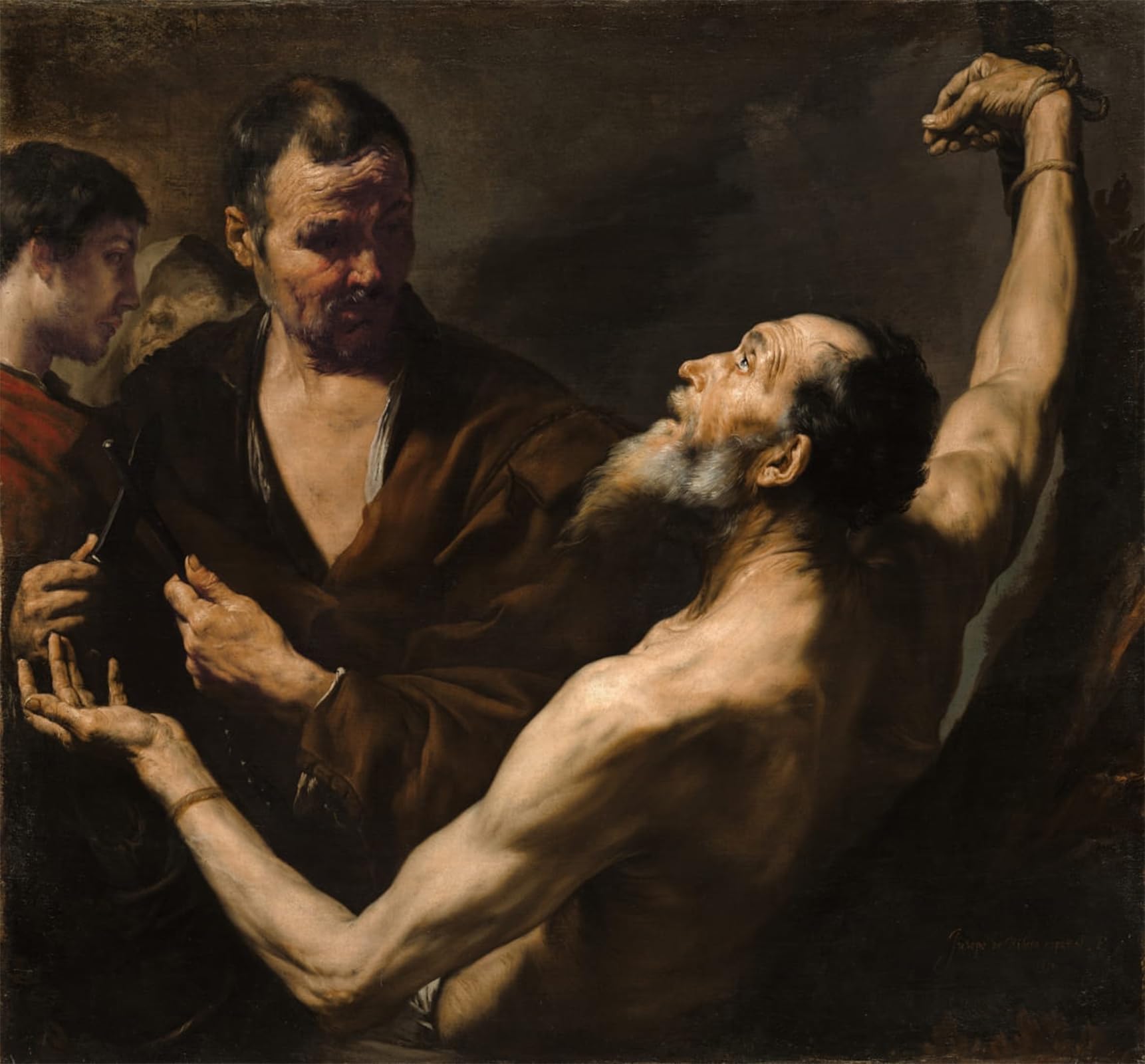 POSTERIIk Famous Animal Posters Vintage Picture the Martyrdom of Saint Bartholomew by Jusepe De Ribera Modern Wall Decor for Home Decor 60x90cm