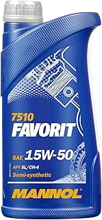 Mannol Favorit Semi Synthetic Motor Oil, 15W-50-1 Liter