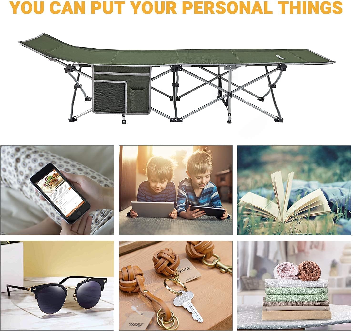 kingcamp strong folding cot