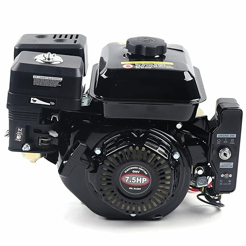 Miniatura 6 de Motor horizontal de 7.5 HP 212CC 4 tiempos motor de arranque eléctrico de grado industrial OHV motor de gasolina Go Kart motor para generador,