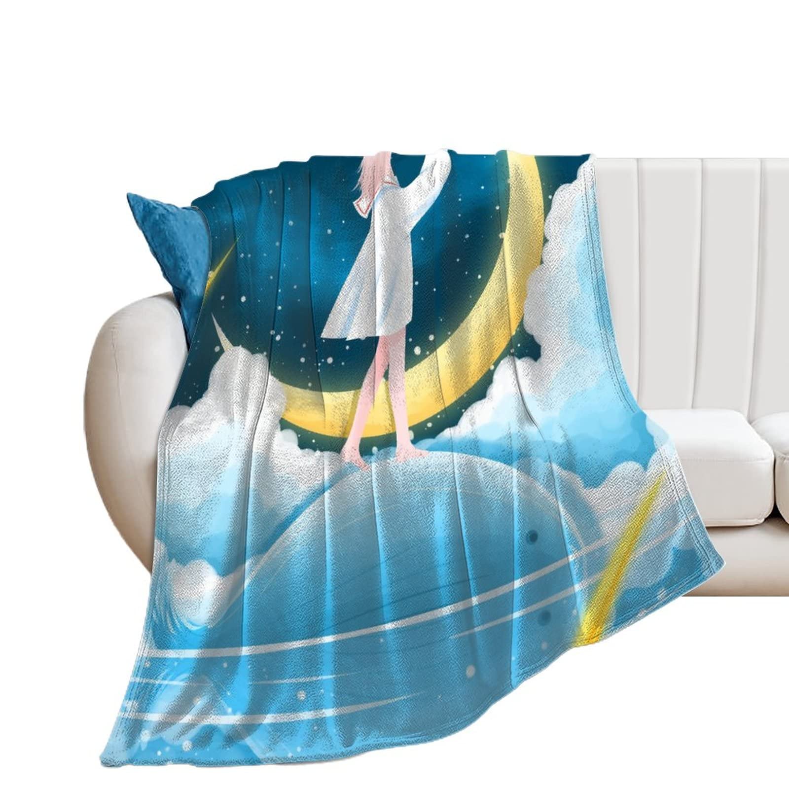 Plaid Canapé Lune pour des Soirées Cosy Devant vos Séries Favoris