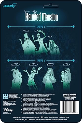 Miniatura 3 de Super7 Disney Haunted Mansion - Cantante de ópera femenina - Figura de acción de Disney de 3.75 pulgadas con accesorio, coleccionables clásicos de