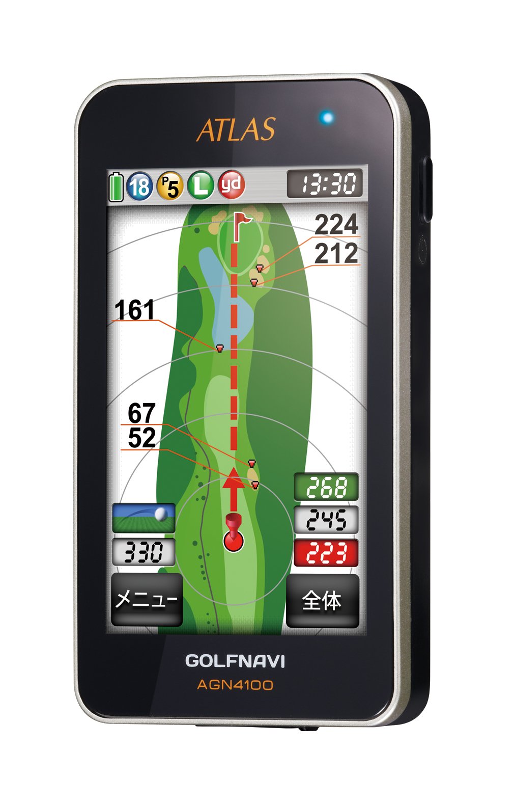 YUPITERU GOLFNAVI AGN4100 GPSナビ ATLAS (アトラス) GOLFNAVI ゴルフナビ AGN4100 - Yupiteru