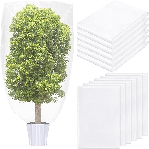 Miniatura 8 de 6 fundas de invierno para plantas de invierno, protección contra congelación, pequeñas bolsas de plástico transparente, bolsas de refugio, tela