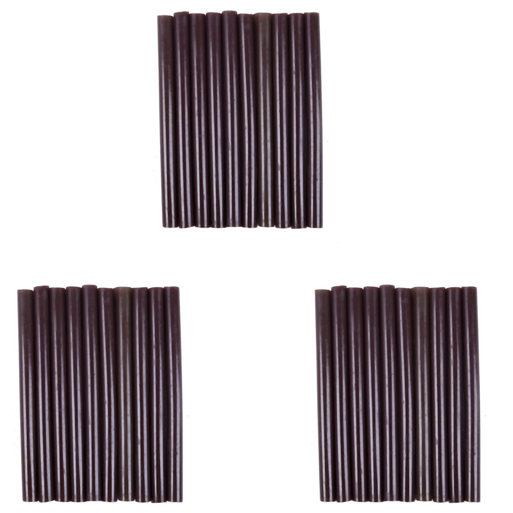 Jnchdghwa Brown 30Pcs 100Mm X 7Mm Adhesive Hot Melt Glue Sticks For Hot Melt Glue