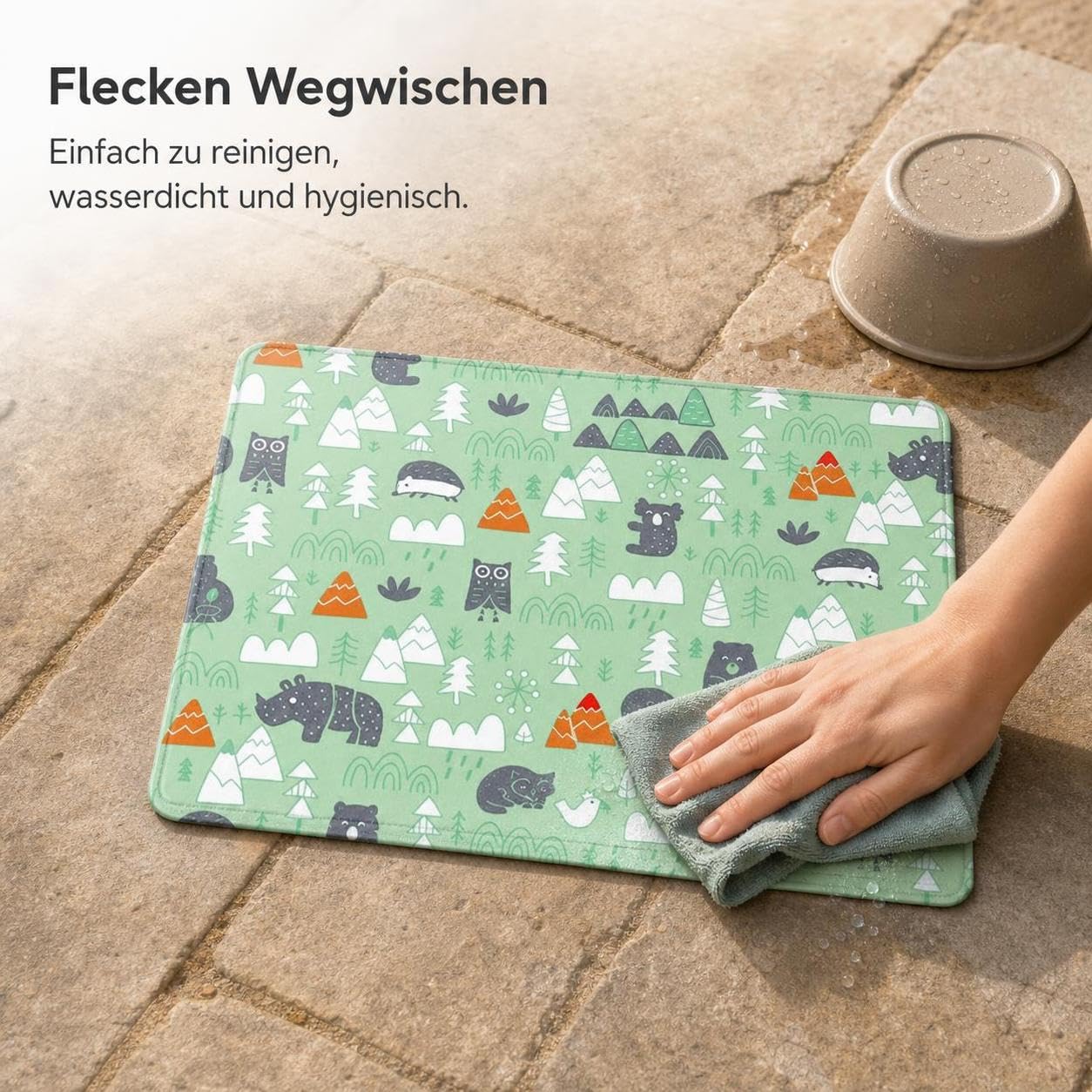 Kühlmatte für | selbstkühlende Kühldecke für Hunde und Katzen | für Kleintiere