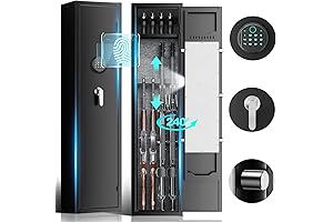 3-4 Secure Biometric Rifle Gun Safe