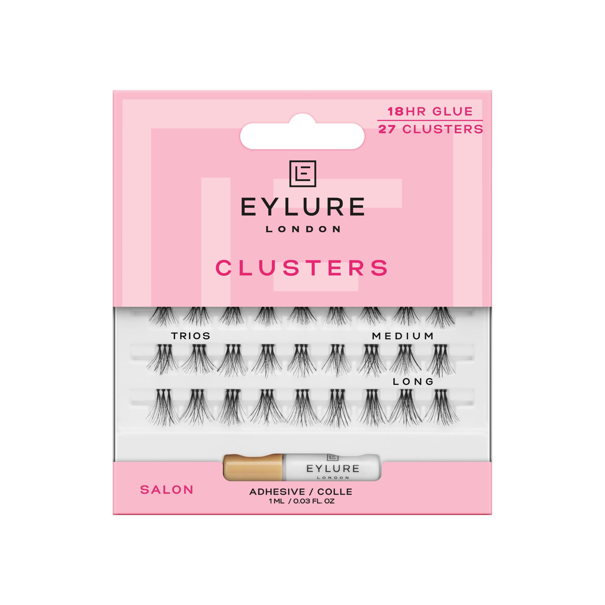 Eylure Clusters Individuals Trios (18 hr glue)