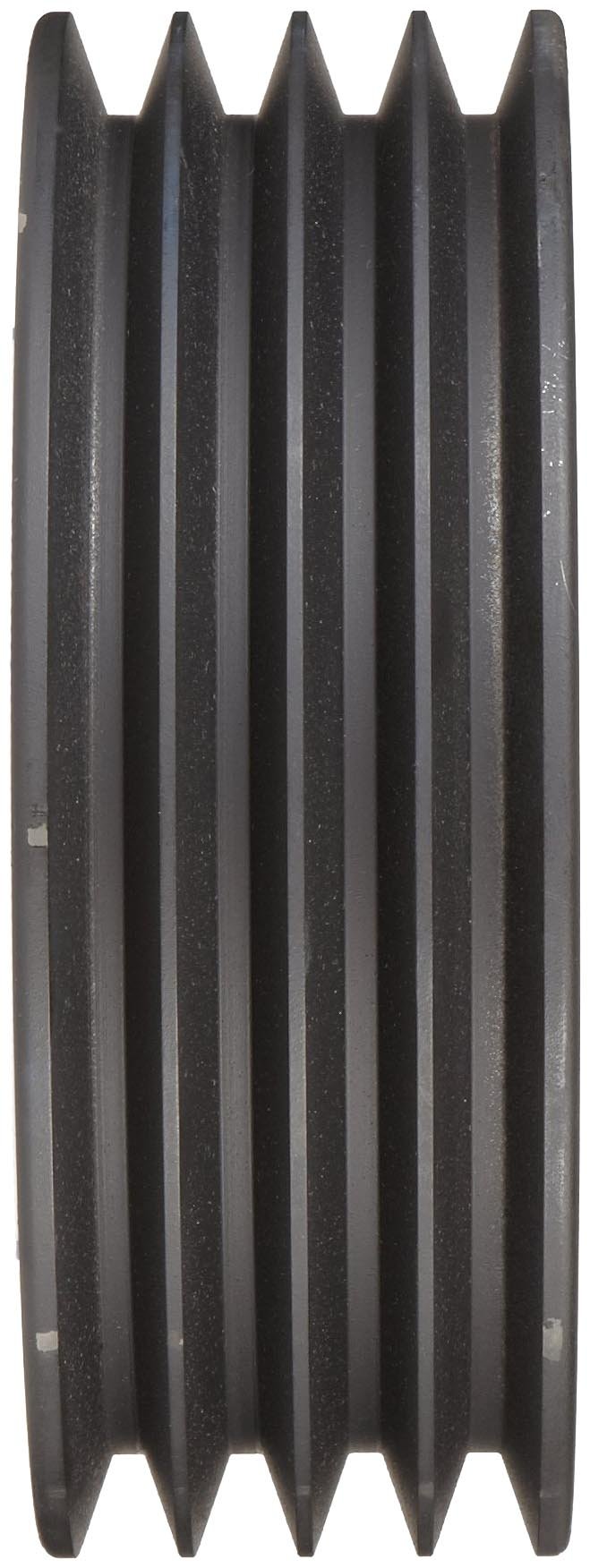 Martin 4 5V 2800 TB Hi-Cap TB Sheave, 5V Belt Section, 4 Grooves, 3535 Bushing required, Class 30 Gray Cast Iron, 28