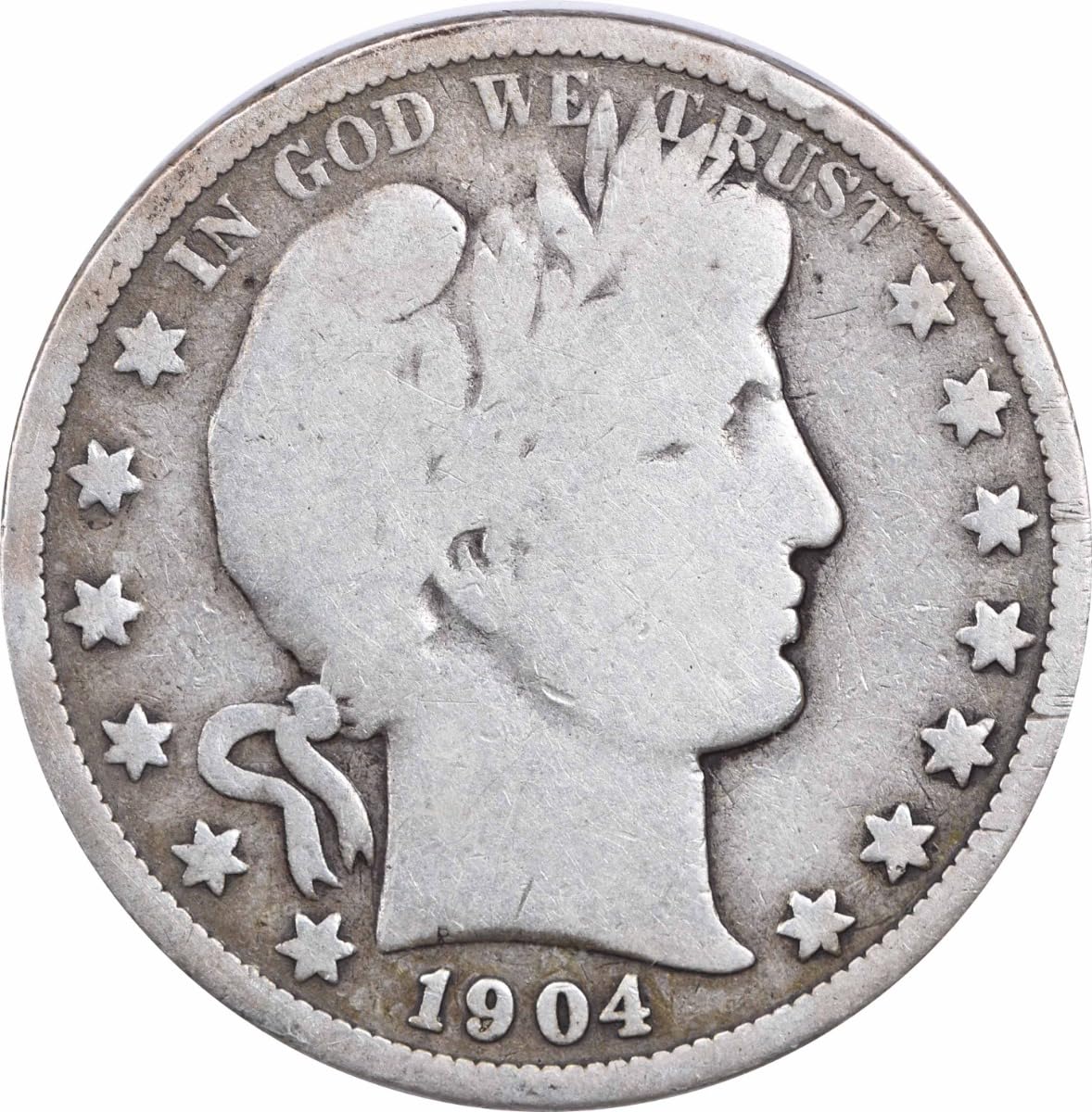 1904 O Barber Half Uncertified G+