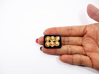 Dollhouse Miniature Food Scallops Fresh Frozen Seafood Supermarket Pack 16845