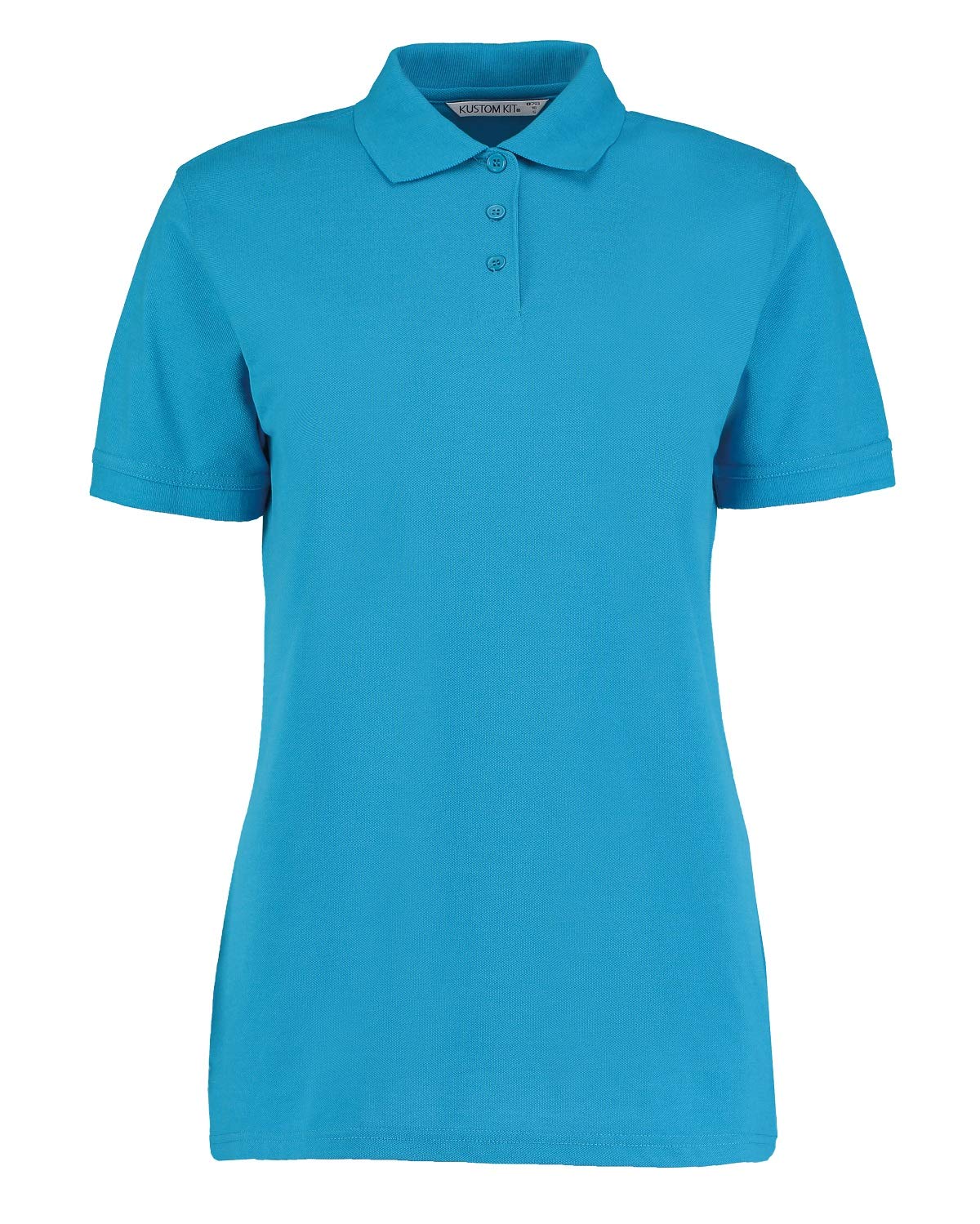 Kustom Kit Ladies Klassic Pique Polo Shirt Turquoise 16