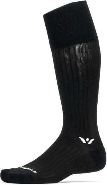 Swiftwick- PERFORMANCE TWELVE Running Socks, Wicking, Knee High Compression Fit