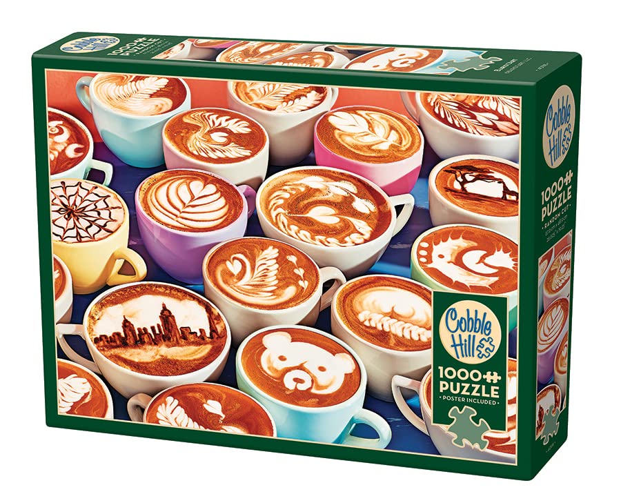 Cobble Hill 1000 Piece Puzzle - BaristArt - Sample Poster Included - Image 4