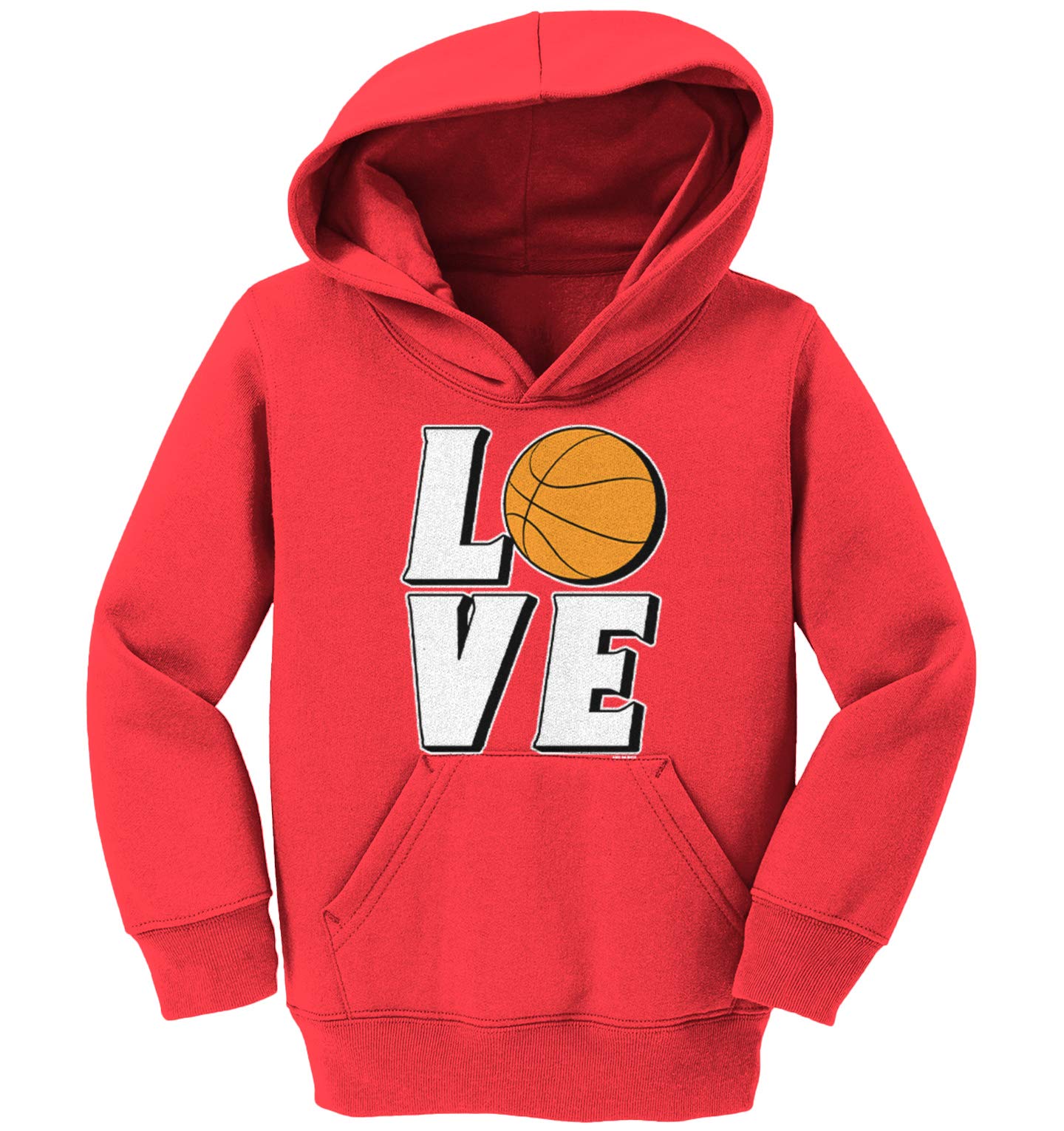 Haase Unlimited Love Basketball - Sports Hoops Toddler/Youth Fleece Hoodie