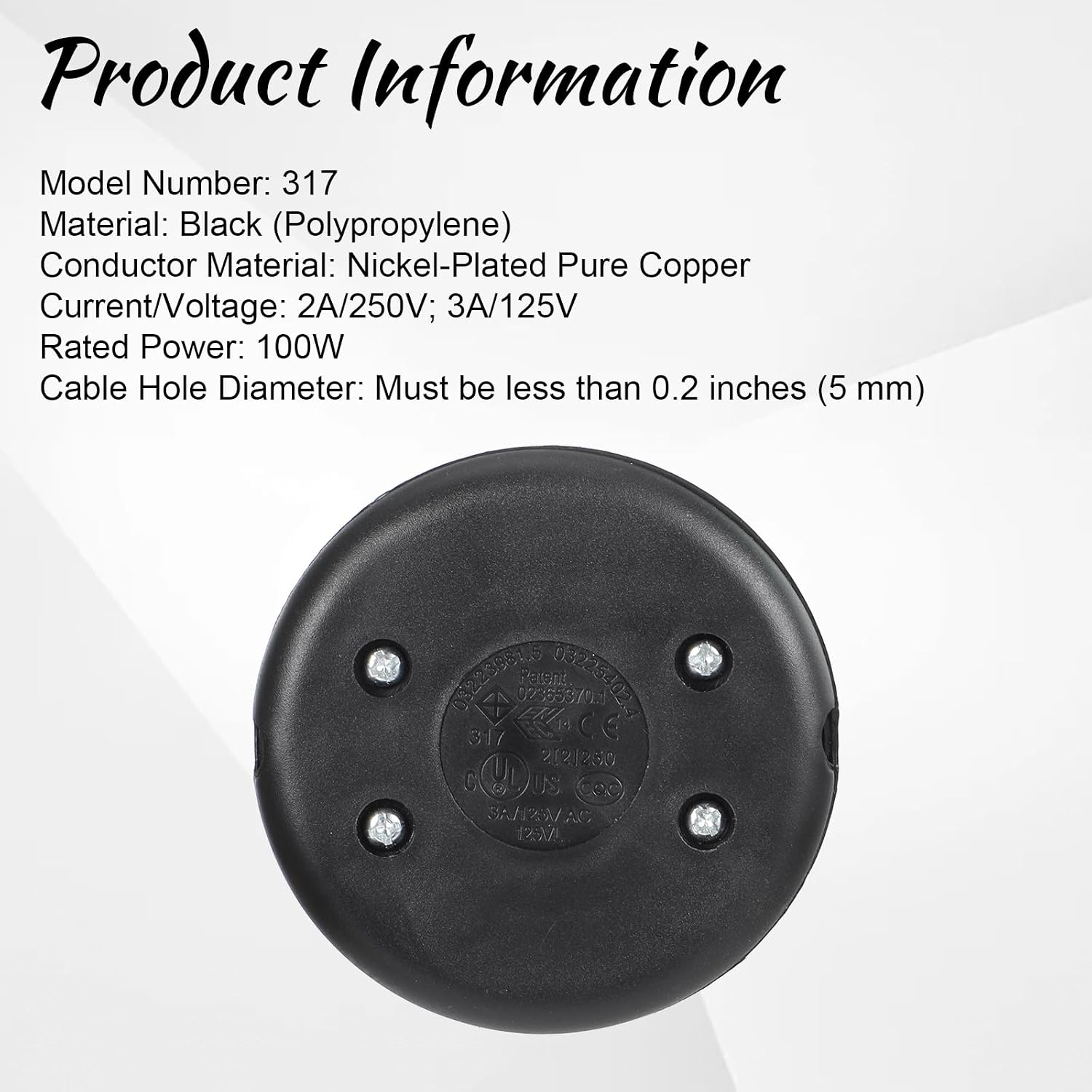 Trinkrittey 2-Pack Floor Foot Switch, Foot Pedal Switch