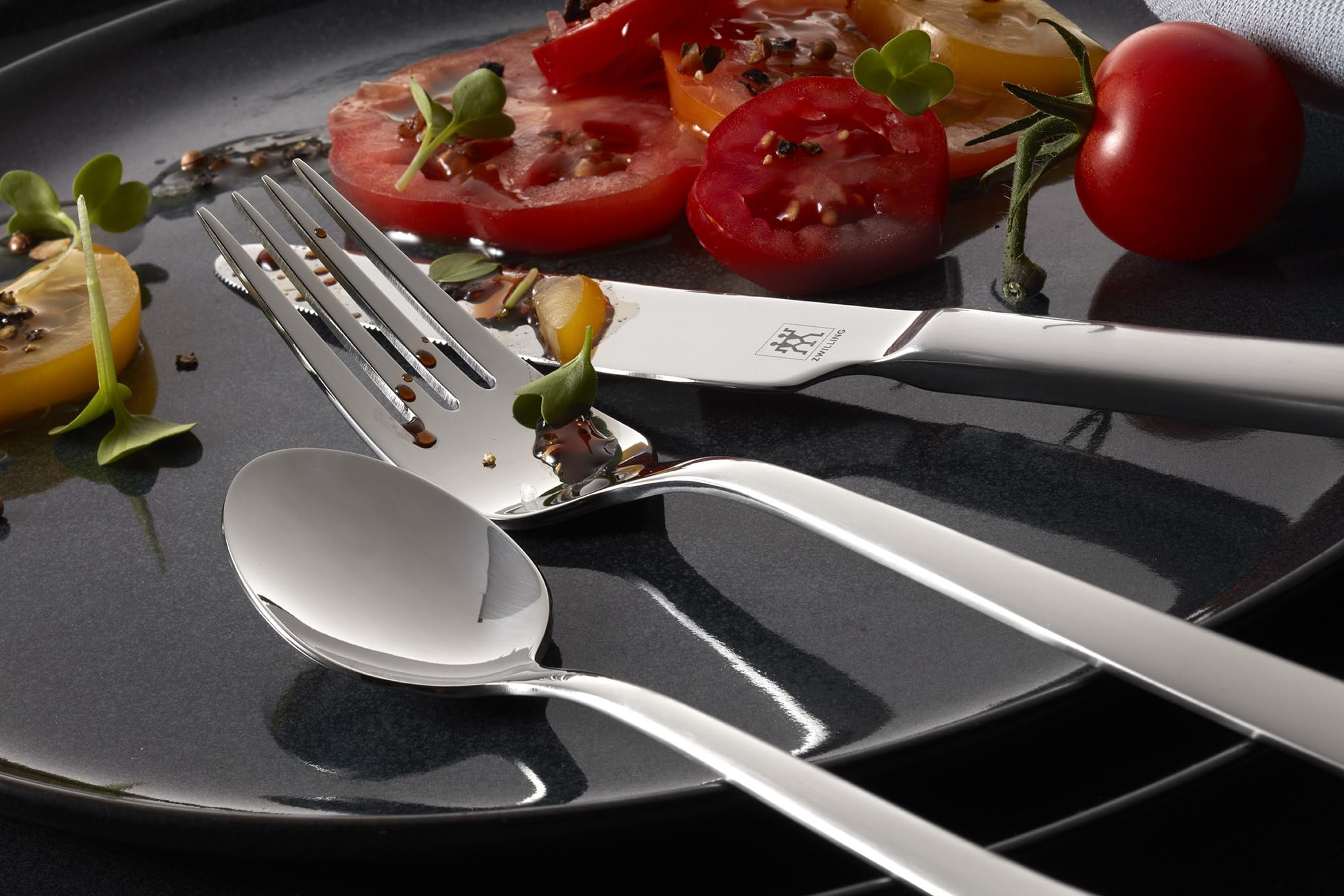 ZWILLING Set di 68 posate da tavola per 12 persone in acciaio inossidabile 18/10 di alta qualità, opaco, serie Cult, argento