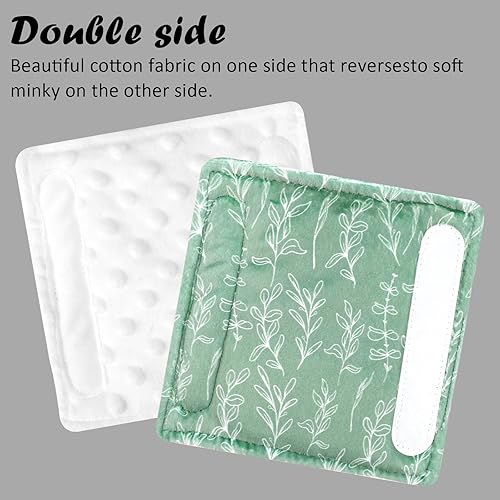 Miniatura 5 de HNHUAMING Fundas de correa de asiento de automóvil para bebé, almohadillas para los hombros para bebé, fundas de cinturón de asiento de automóvil