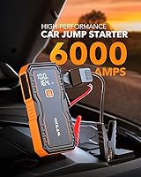 Vista 2 de OXILAM Arrancador 6000A para Todo Gas/12L Diésel, Arrancador de Batería de Coche Portátil, Caja de Arranque de Litio de 12V con Cables de Arranque